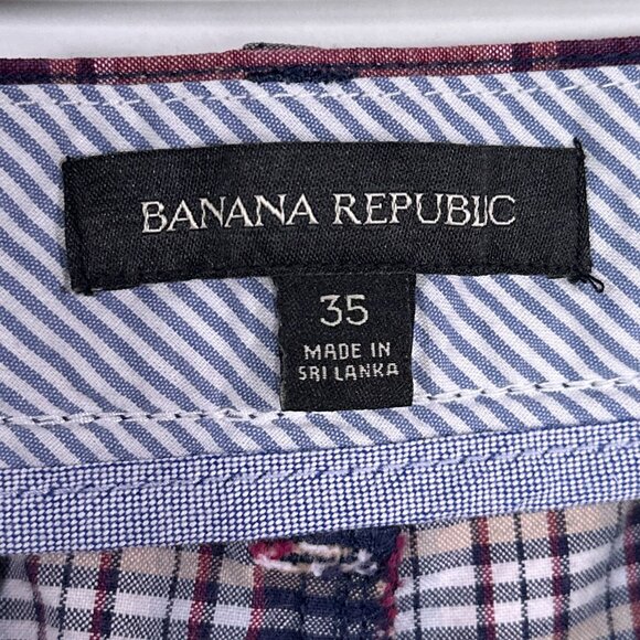 Banana Republic Men's Cotton Shorts Size 35 - Picture 5 of 10